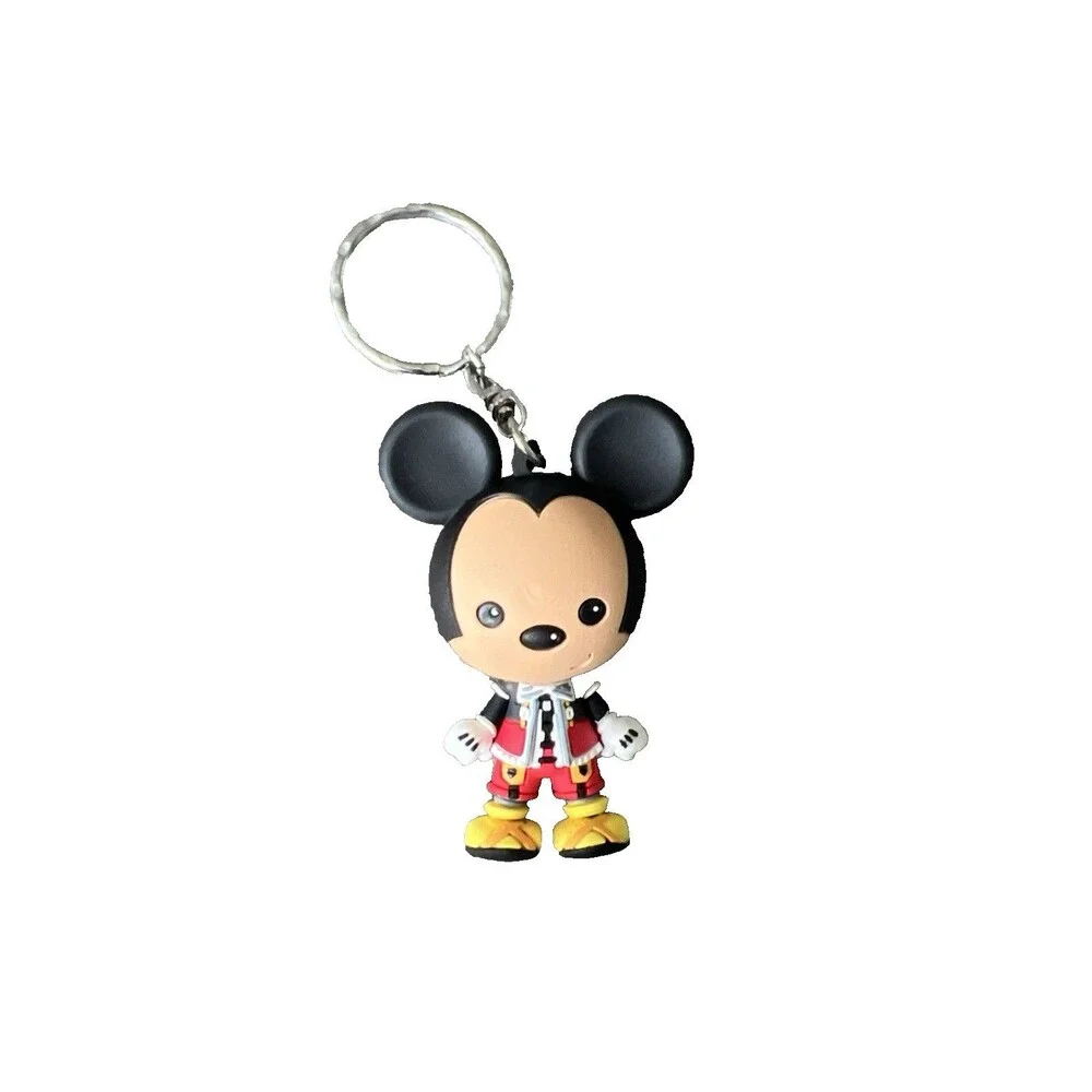Kingdom Hearts Series 4 3D Monogram Figural  PVC Keychain - Mickey NWOT